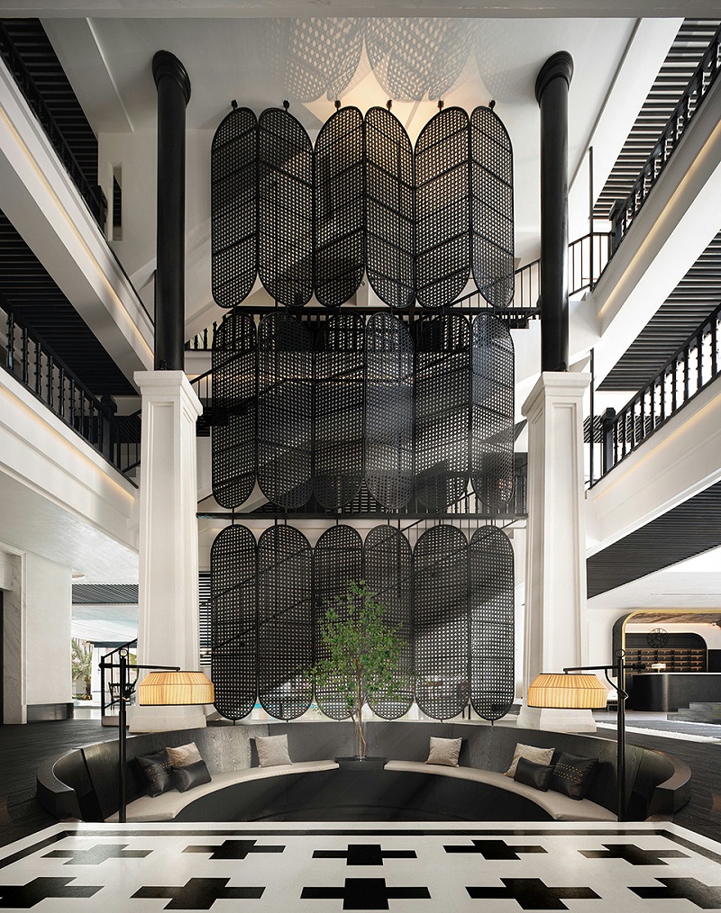 艺加酒店设计为您分享：“流水望月”度假酒店：借景创造出别样的空间意境