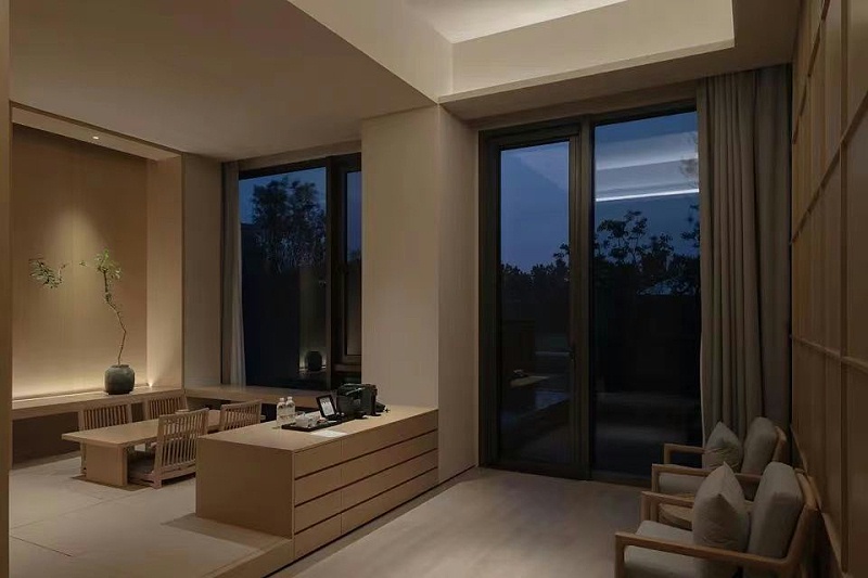 艺加酒店设计：阿那亚隐庐酒店：室内和风景被自然的生机衔接