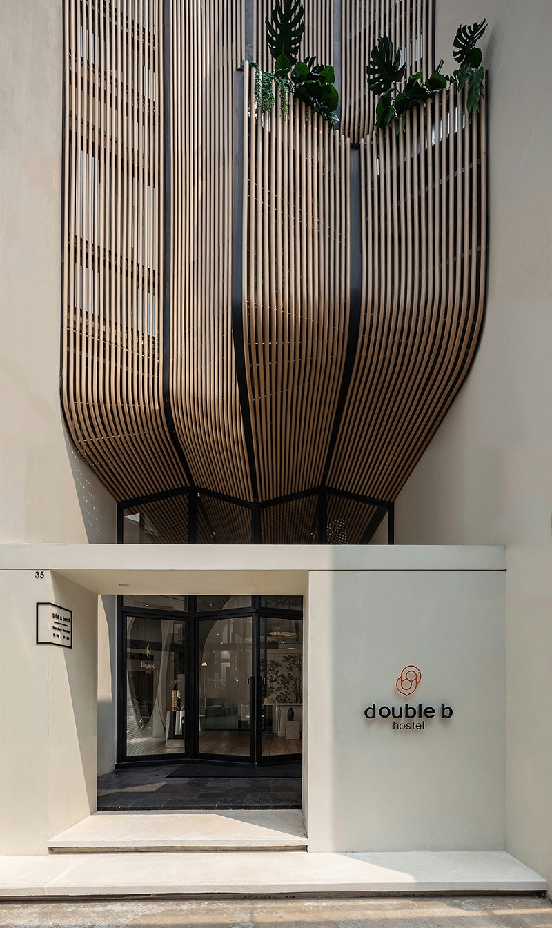 艺加设计-酒店设计-Double B青年酒店：流动的木质立面